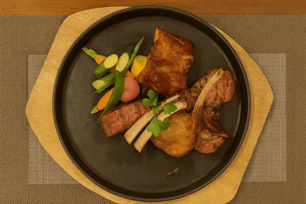 Its steak menu features premium cuts like A5 Hitachiwagyu, prepared with modern techniques